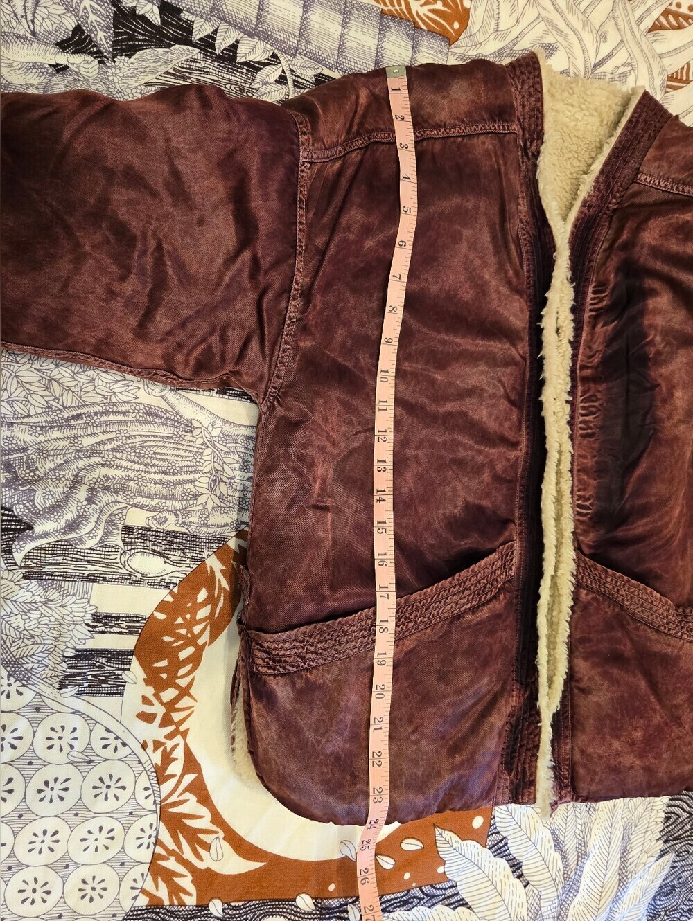 FREECITY x Anthropologie Faux Shearling Jacket S - Picture 13 of 15
